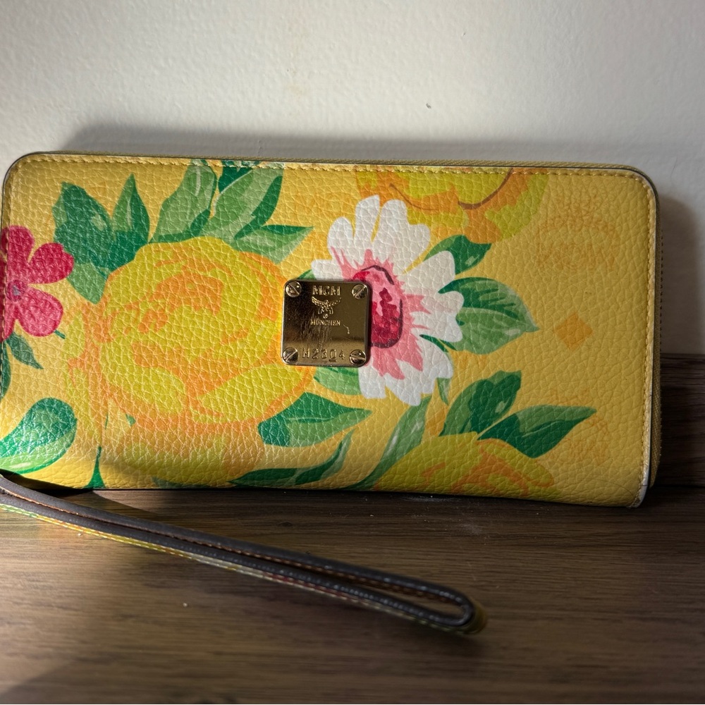 Floral MCM Wallet/Waistlet